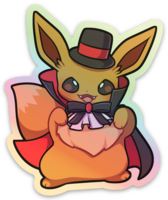 Eevee (Spooky) sticker