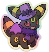 Umbreon (Spooky) sticker
