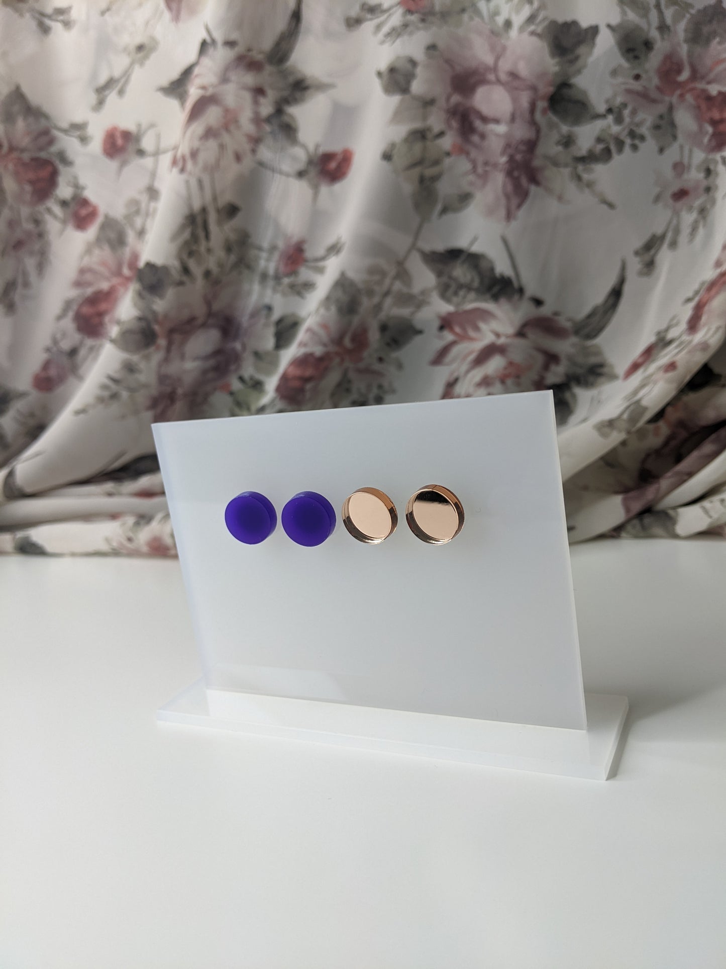 Acrylic Circle Studs