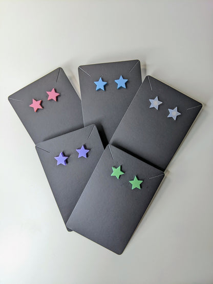 Acrylic Star Studs