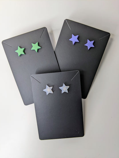 Acrylic Star Studs