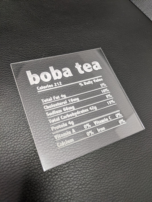 Boba Tea Coaster